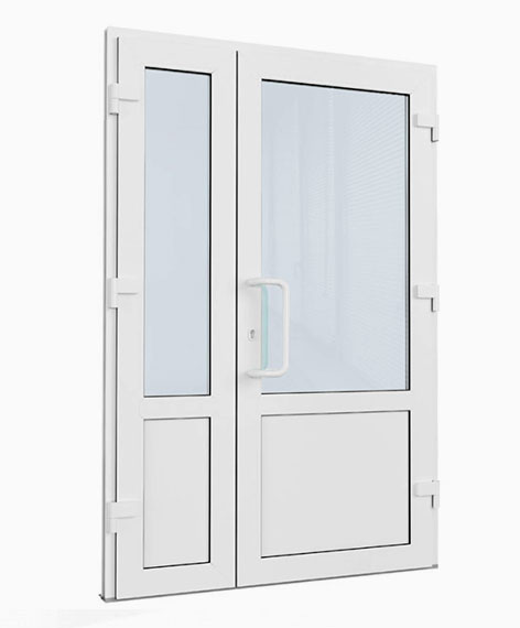 Exprof Practika (Дверь облегченная) 58мм, стеклопакет 32мм/сендвич 32мм от компании «СтройПластКомфорт»